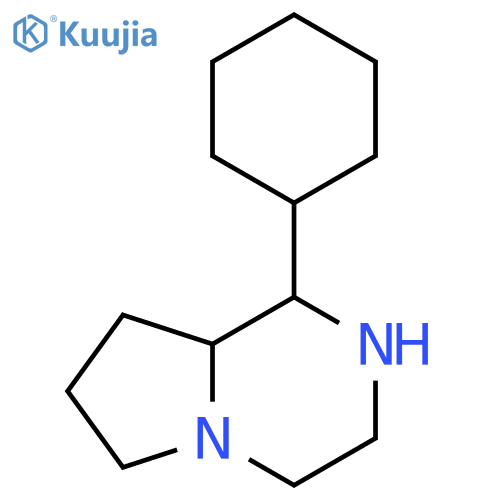1-Cyclohexyloctahydropyrrolo1,2-apyrazine structure