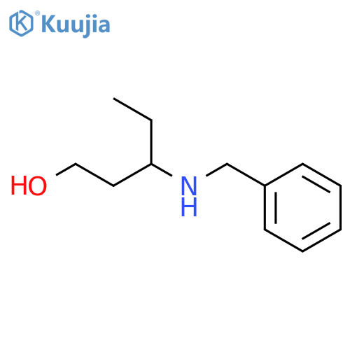 1-Pentanol, 3-[(phenylmethyl)amino]- structure