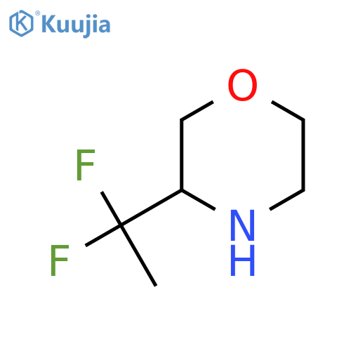 3-(1,1-difluoroethyl)morpholine structure
