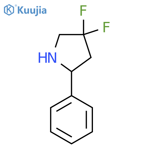 4,4-Difluoro-2-phenylpyrrolidine structure