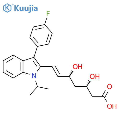 (3S,5R)-Fluvastatin sodium salt structure