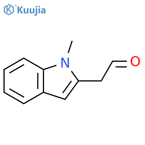 2-(1-methyl-1H-indol-2-yl)acetaldehyde structure