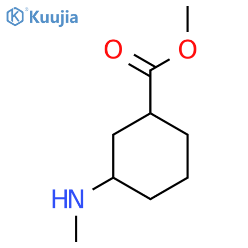 Methyl 3-(methylamino)cyclohexane-1-carboxylate structure