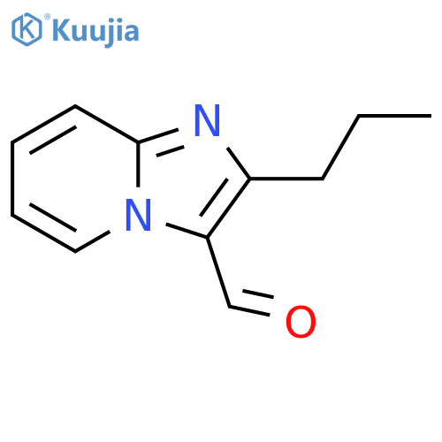 2-propylimidazo1,2-apyridine-3-carbaldehyde structure