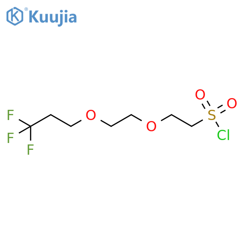 2-2-(3,3,3-trifluoropropoxy)ethoxyethane-1-sulfonyl chloride structure