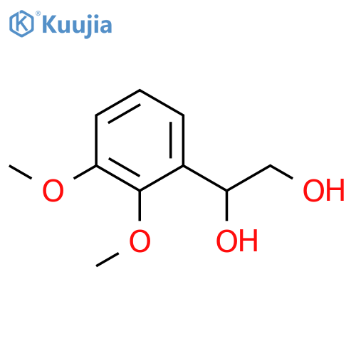 1-(2,3-dimethoxyphenyl)ethane-1,2-diol structure