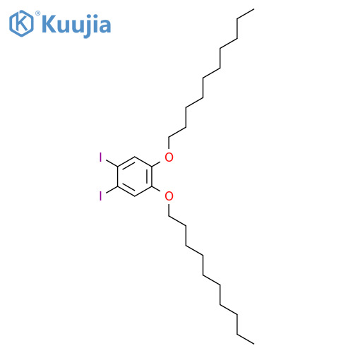 Benzene,1,2-bis(decyloxy)-4,5-diiodo- structure