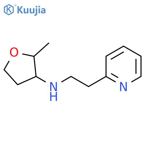 2-methyl-N-2-(pyridin-2-yl)ethyloxolan-3-amine structure