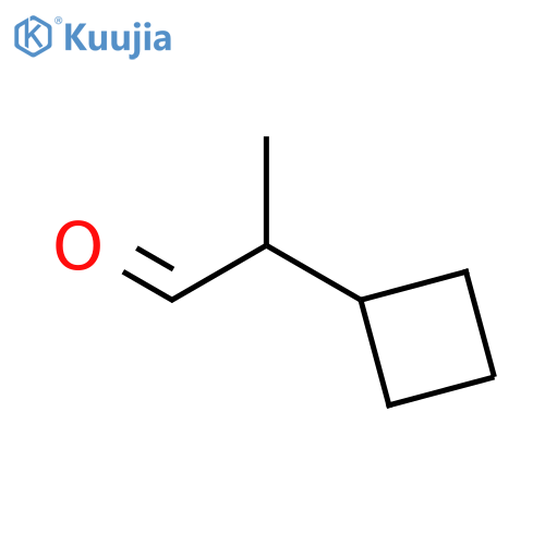 2-Ccyclobutylpropanal structure
