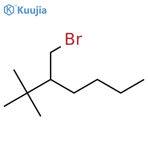 3-(Bromomethyl)-2,2-dimethylheptane structure