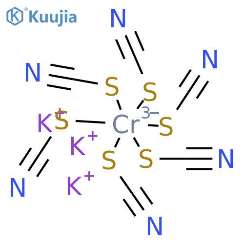 potassium hexathiocyanatochromate(III) structure