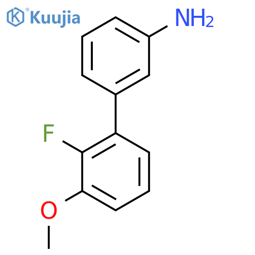 3-(2-fluoro-3-methoxyphenyl)aniline structure
