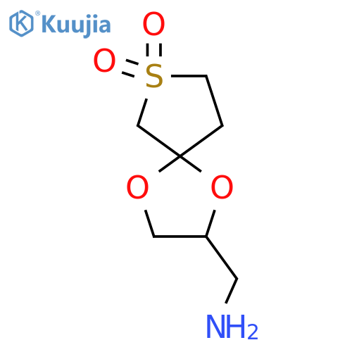 2-(aminomethyl)-1,4-dioxa-7lambda6-thiaspiro4.4nonane-7,7-dione structure