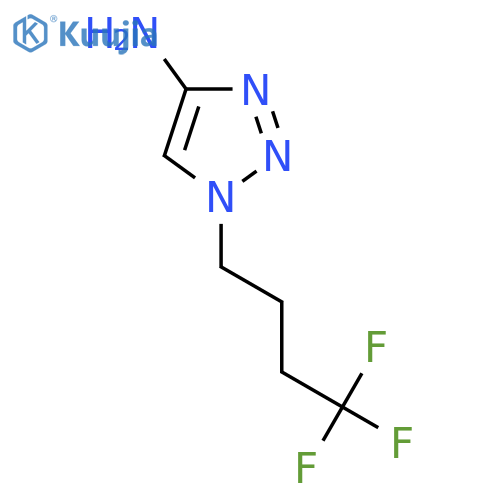 1-(4,4,4-trifluorobutyl)-1H-1,2,3-triazol-4-amine structure