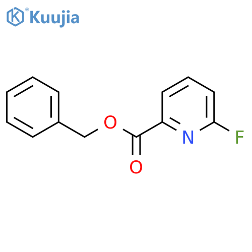 Benzyl 6-fluoropyridine-2-carboxylate structure