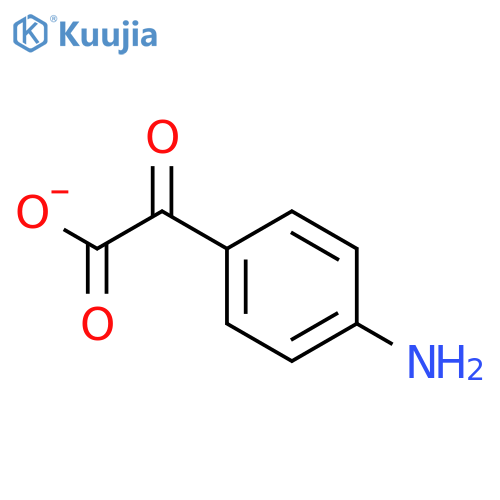 2-(4-aminophenyl)-2-oxoacetic acid structure
