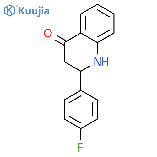 2-(4-Fluorophenyl)-2,3-dihydro-4(1H)-quinolinone structure