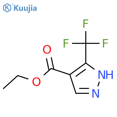 ethyl 3-(trifluoromethyl)-1H-pyrazole-4-carboxylate structure