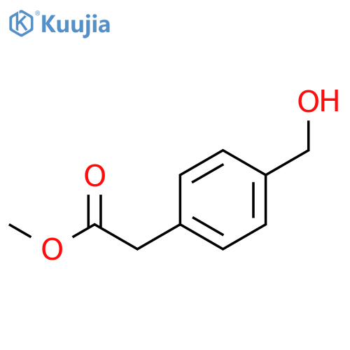 methyl 2-(4-(hydroxymethyl)phenyl)acetate structure