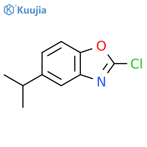 2-Chloro-5-(propan-2-yl)-1,3-benzoxazole structure