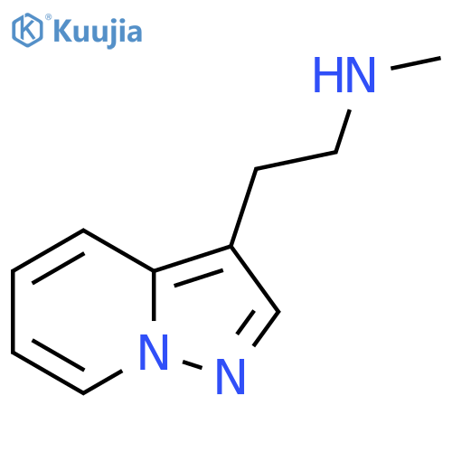 methyl(2-{pyrazolo1,5-apyridin-3-yl}ethyl)amine structure