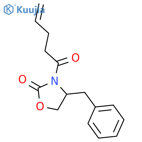 (4R)-3-(1-Oxo-4-penten-1-yl)-4-(phenylmethyl)-2-oxazolidinone structure
