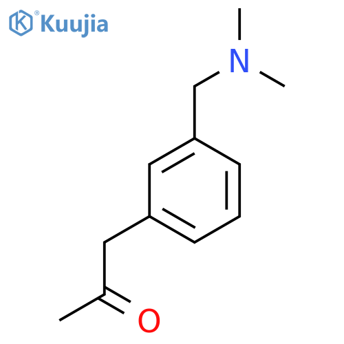 1-{3-(dimethylamino)methylphenyl}propan-2-one structure