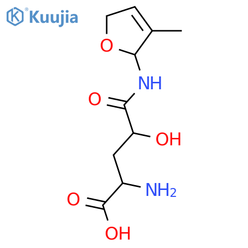L-Glutamine, N-(2,5-dihydro-3-methyl-2-furanyl)-4-hydroxy- structure
