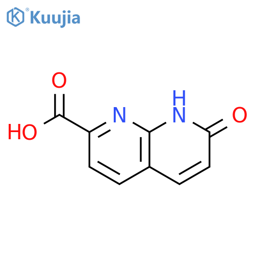 7-oxo-7,8-dihydro-1,8-naphthyridine-2-carboxylic acid structure