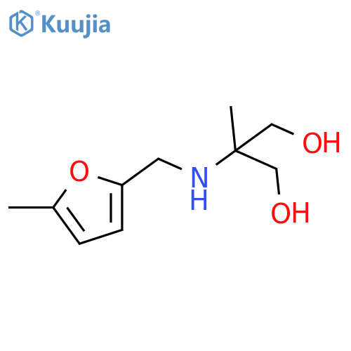 2-methyl-2-{(5-methylfuran-2-yl)methylamino}propane-1,3-diol structure