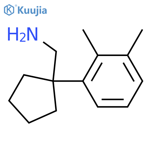 1-(2,3-dimethylphenyl)cyclopentylmethanamine structure