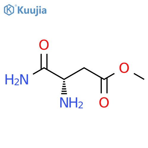 Butanoic acid, 3,4-diamino-4-oxo-, methyl ester, (3S)- structure