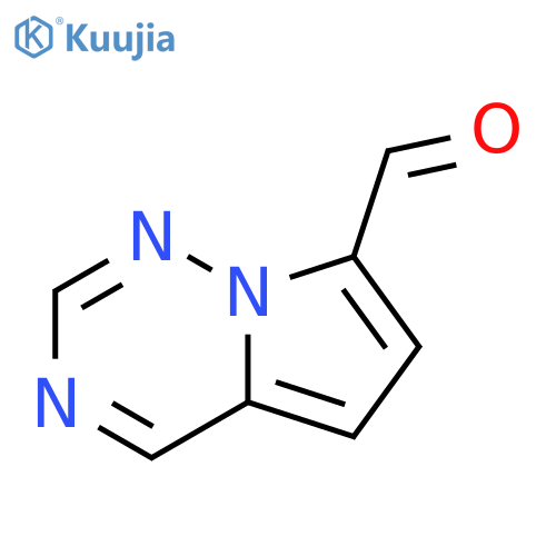 pyrrolo[2,1-f][1,2,4]triazine-7-carbaldehyde structure