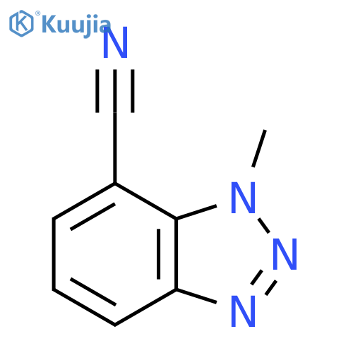 1-Methyl-1H-benzo[d][1,2,3]triazole-7-carbonitrile structure