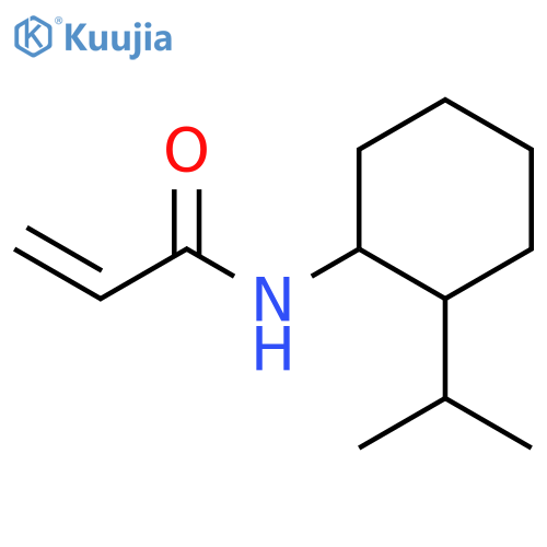 N-[2-(1-Methylethyl)cyclohexyl]-2-propenamide structure