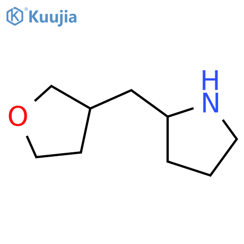 2-(oxolan-3-yl)methylpyrrolidine structure
