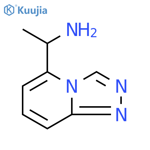 1-([1,2,4]triazolo[4,3-a]pyridin-5-yl)ethanamine structure