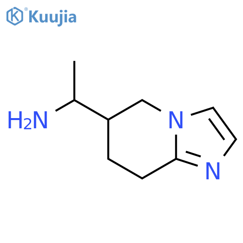 1-{5H,6H,7H,8H-imidazo1,2-apyridin-6-yl}ethan-1-amine structure