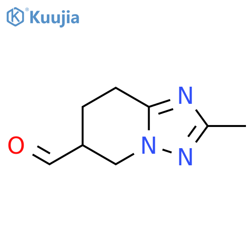 5,6,7,8-Tetrahydro-2-methyl[1,2,4]triazolo[1,5-a]pyridine-6-carboxaldehyde structure