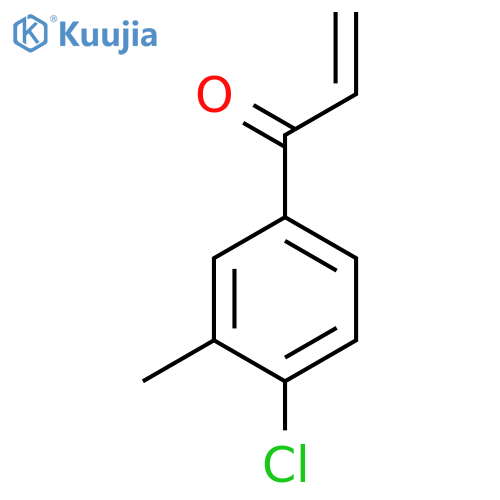1-(4-chloro-3-methylphenyl)prop-2-en-1-one structure