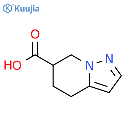 4H,5H,6H,7H-pyrazolo[1,5-a]pyridine-6-carboxylic acid structure
