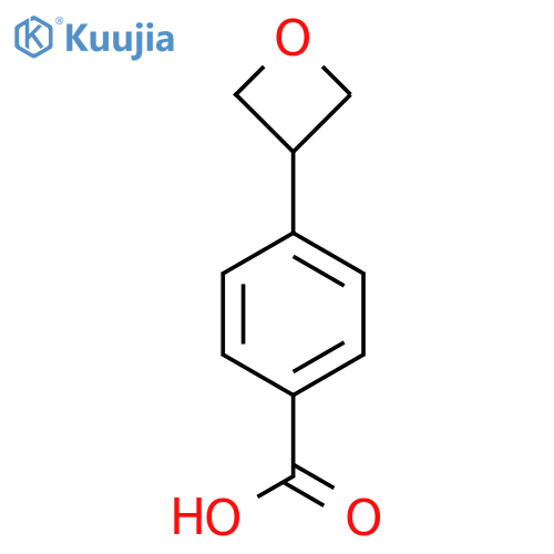 4-(Oxetan-3-YL)benzoic acid structure