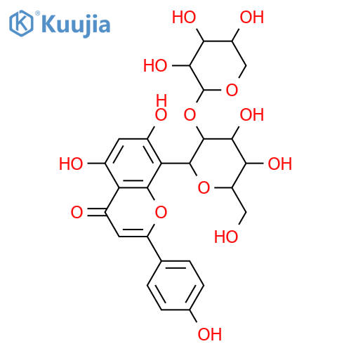 8-C-β-D-Galactopyranosyl-4',5,7-trihydroxyflavone; 2''-O-β-D-Xylopyranosyl structure