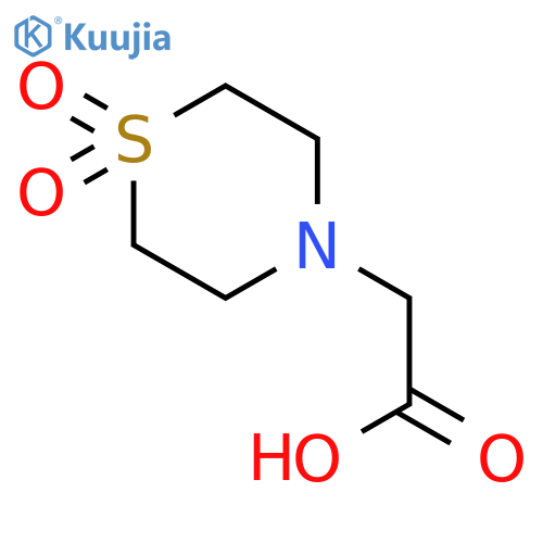 1,1-Dixoide-4-thiomorpholine Acetic Acid structure