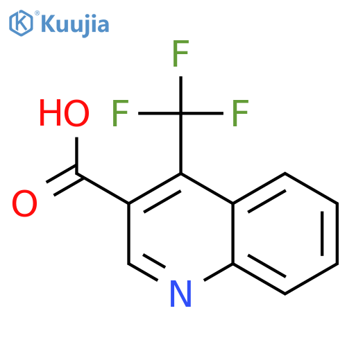 4-(Trifluoromethyl)quinoline-3-carboxylic acid structure