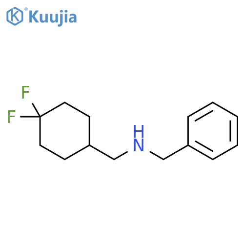 Benzenemethanamine, N-[(4,4-difluorocyclohexyl)methyl]- structure