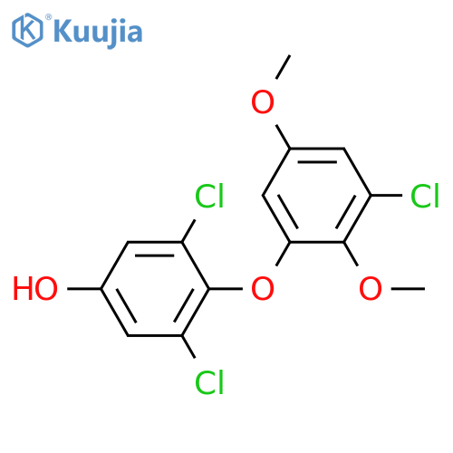 Phenol,3,5-dichloro-4-(3-chloro-2,5-dimethoxyphenoxy)- structure