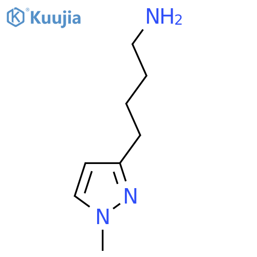 4-(1-methyl-1H-pyrazol-3-yl)butan-1-amine structure