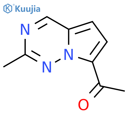 1-(2-Methylpyrrolo[2,1-f][1,2,4]triazin-7-yl)ethan-1-one structure