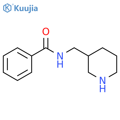 Benzamide, N-(3-piperidinylmethyl)- structure